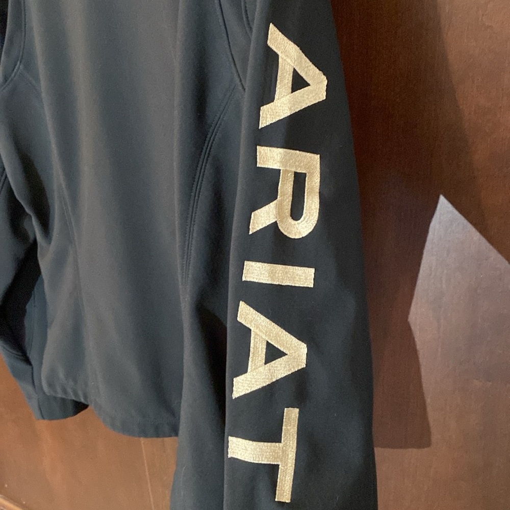 Ariat Black Softshell Jacket, L - Picture 5 of 6